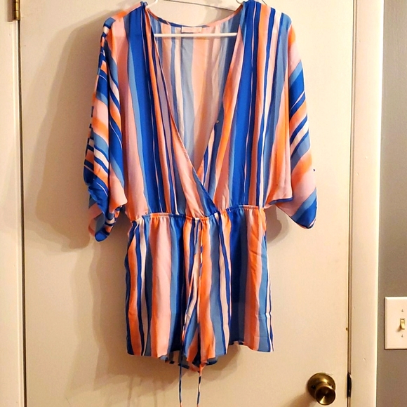 Striped Romper - Picture 1 of 1